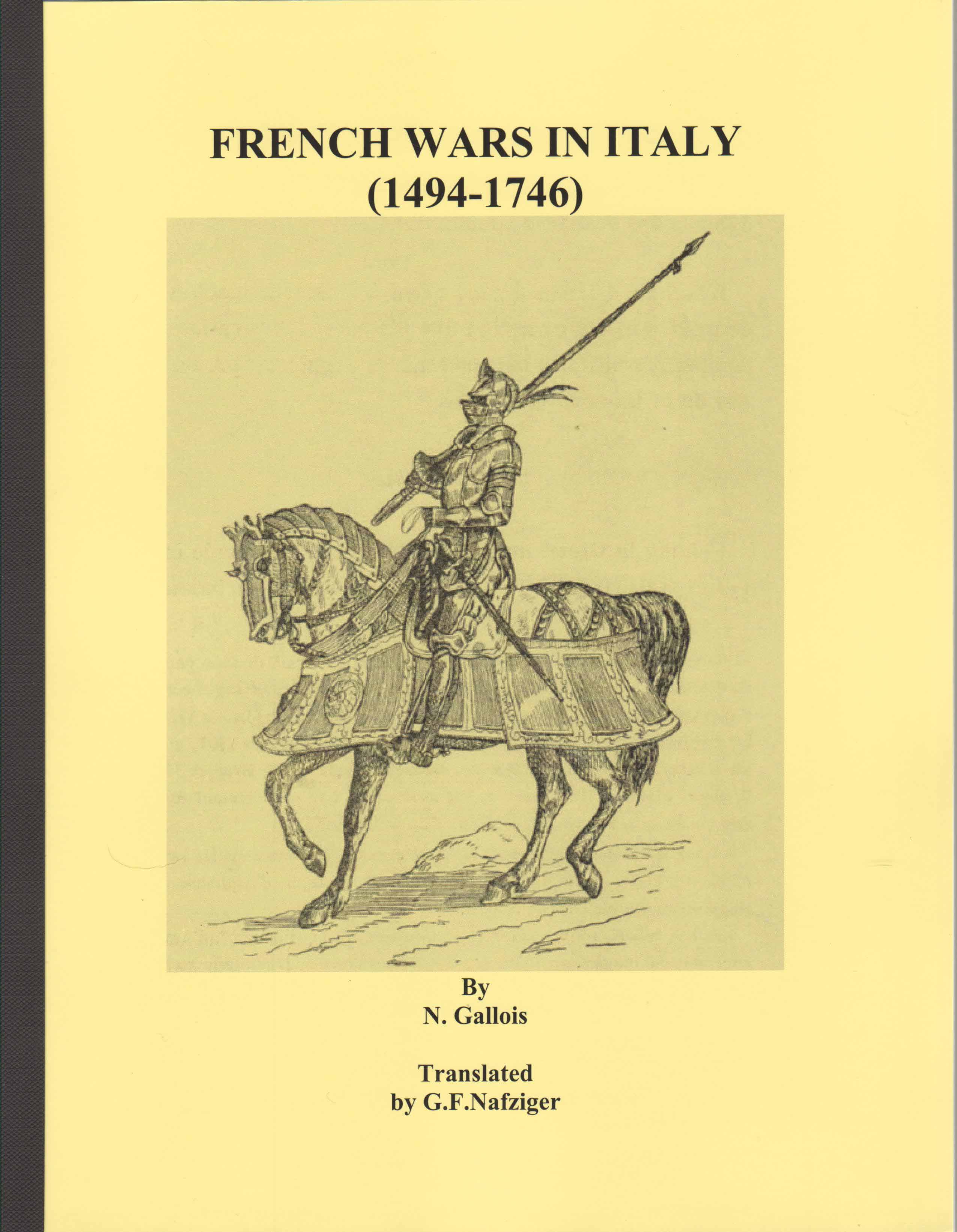 FRENCH WARS IN ITALY (14941746) Nafziger Collection